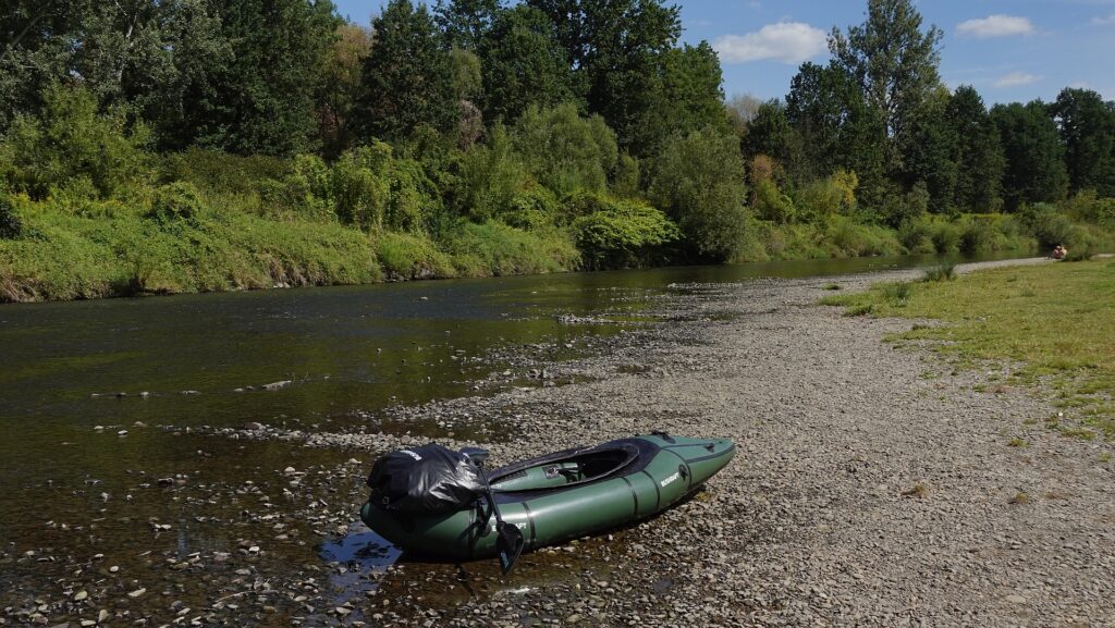 Spływ Rabą, packrafting