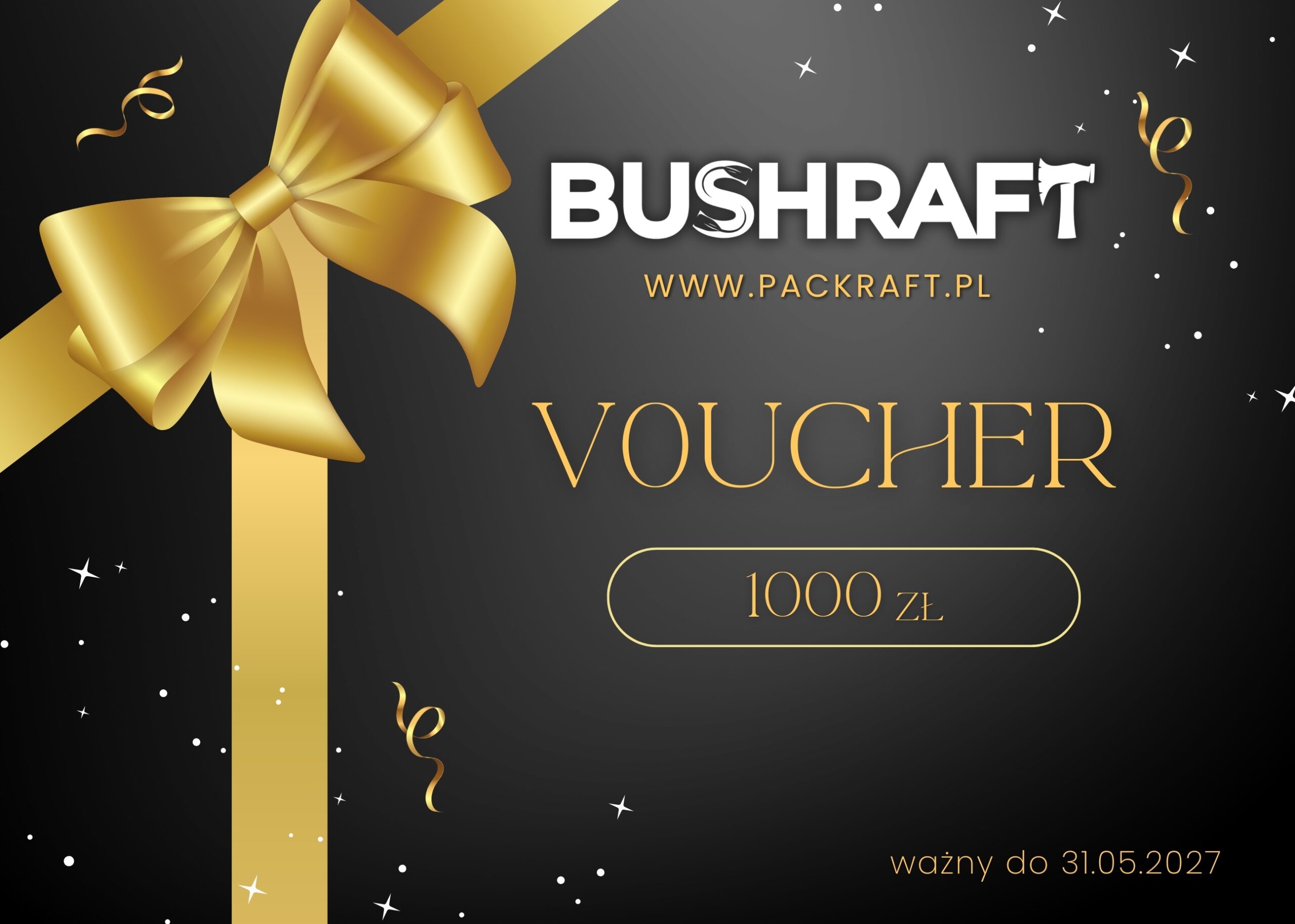Voucher prezentowy 1000 zł do sklepu packraft.pl