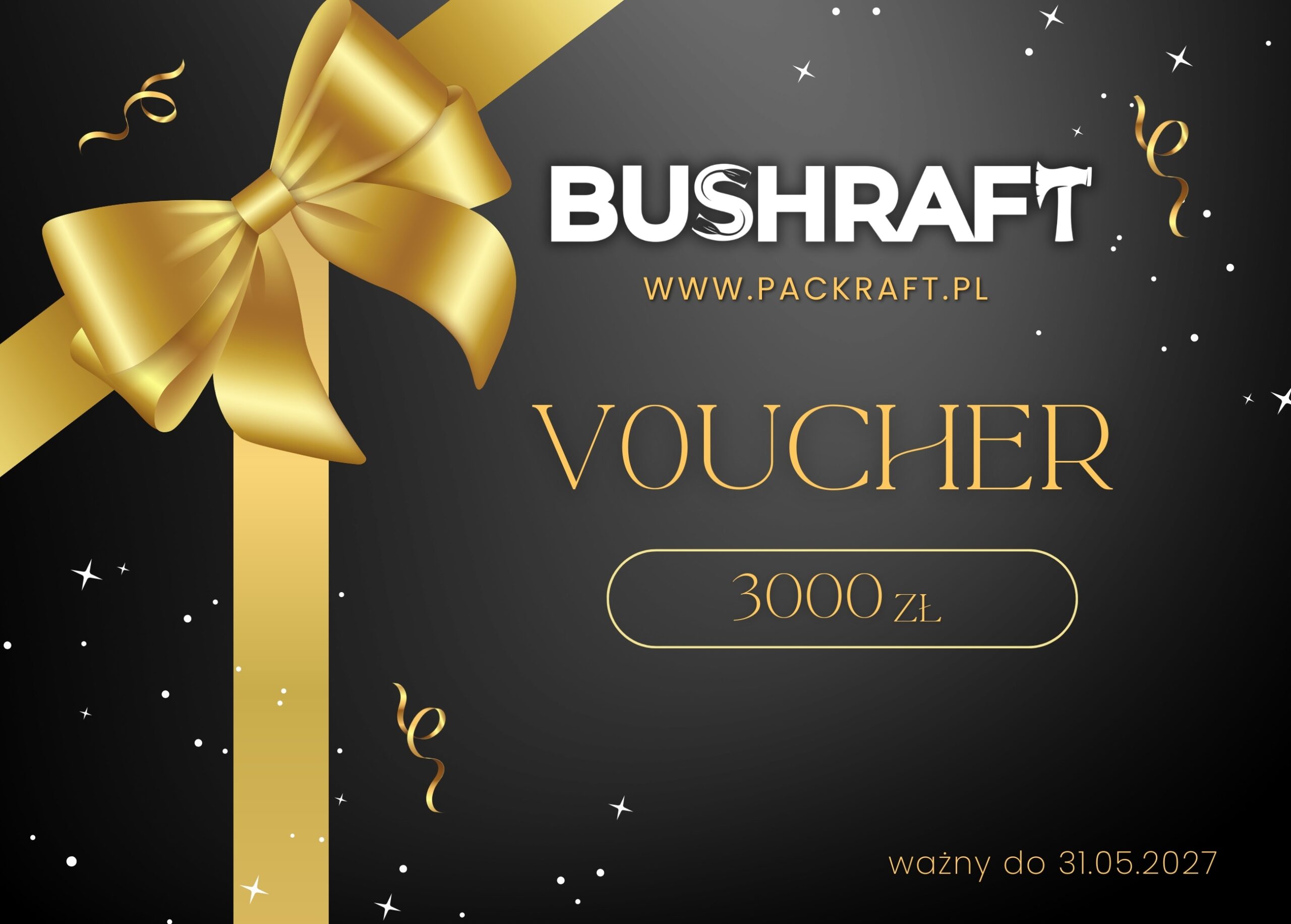Voucher prezentowy 3000 zł do sklepu packraft.pl