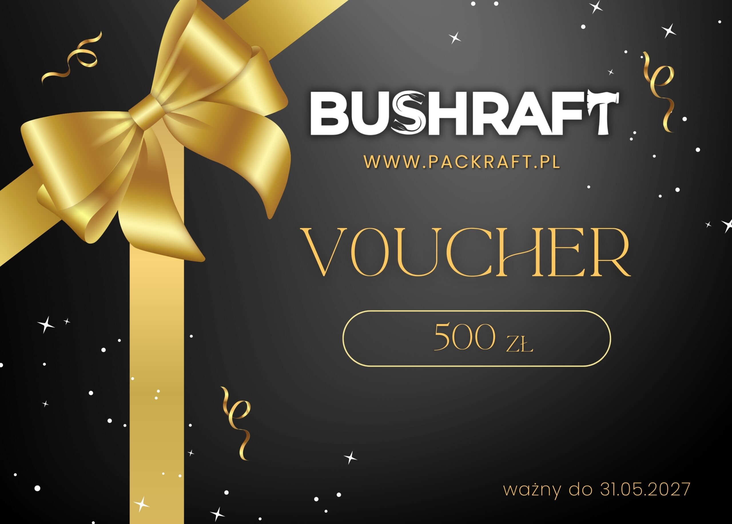Voucher prezentowy 500 zł do sklepu packraft.pl